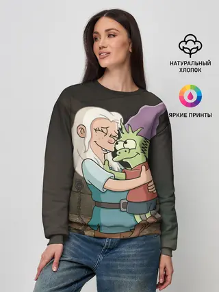Женский свитшот / Обнимашки