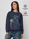 Женский свитшот / Космическая Медуза