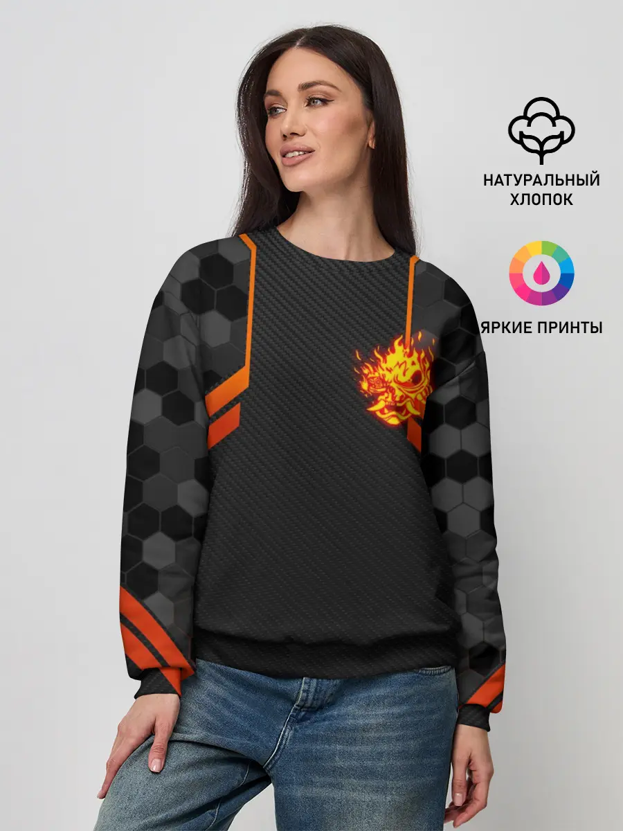 Женский свитшот / CYBERPUNK 2077 SAMURAI