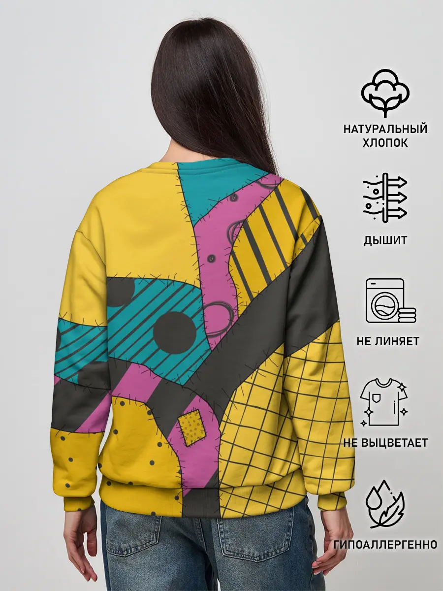 Женский свитшот / кошмар перед рождеством Салли