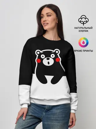 Женский свитшот / Kumamon повис