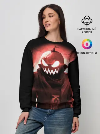 Женский свитшот / Тыква