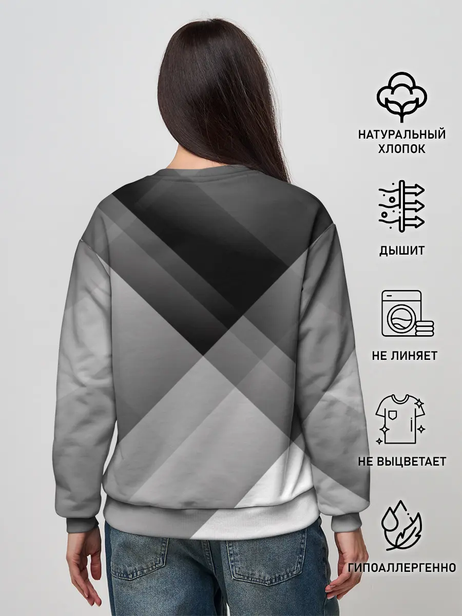 Женский свитшот / Геометрия