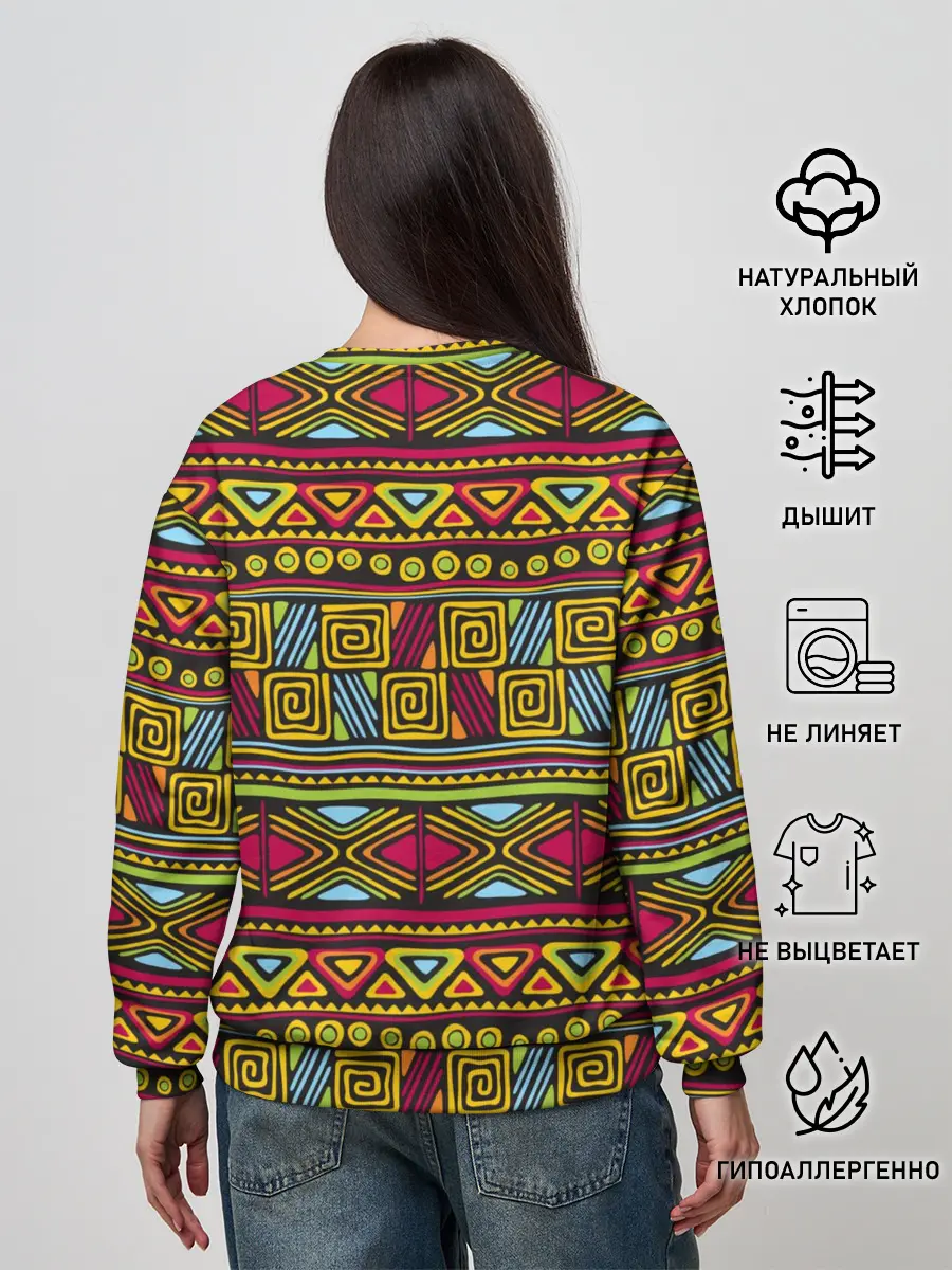 Женский свитшот / Этнический орнамент