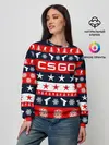 Женский свитшот / CS GO НОВОГОДНИЙ