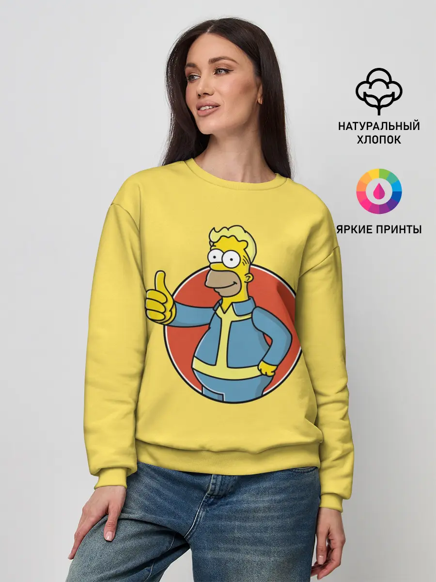 Женский свитшот / Homer Fallout