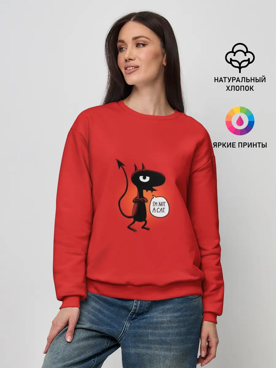 Женский свитшот / Disenchantment. Im not a Cat