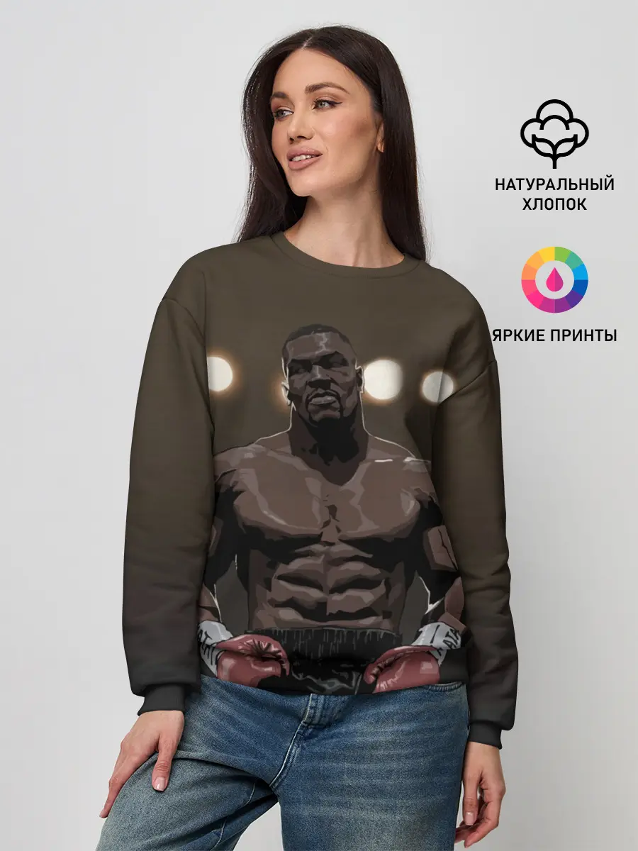 Женский свитшот / Myke Tyson_7