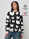 Женский свитшот / Love Cats Pattern
