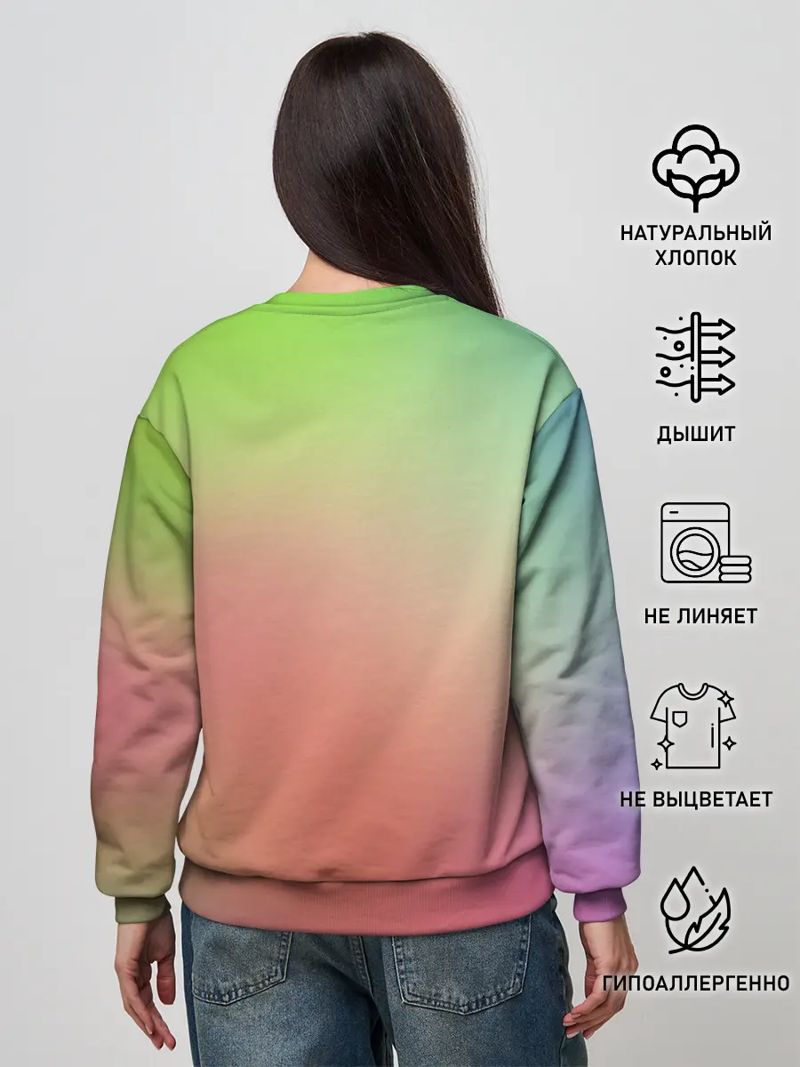 Женский свитшот / Единорог на Старте