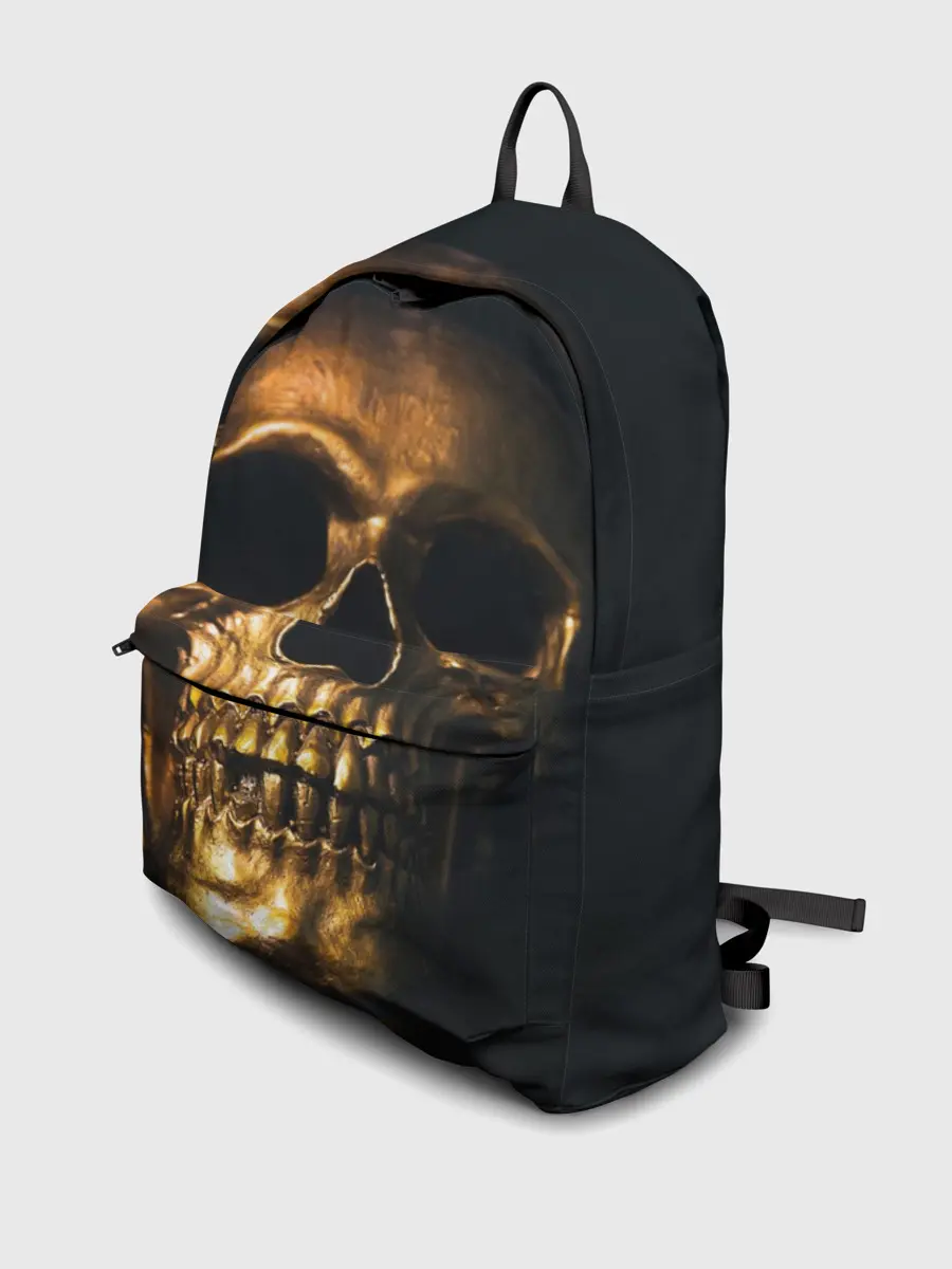 Рюкзак джинсовый / Gold Skull