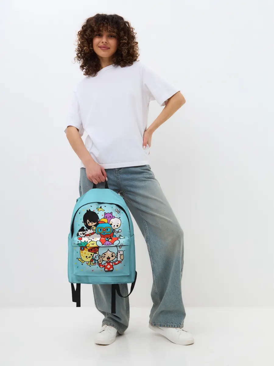 Рюкзак джинсовый / Toca Boca | Тока бока персонажи из игры