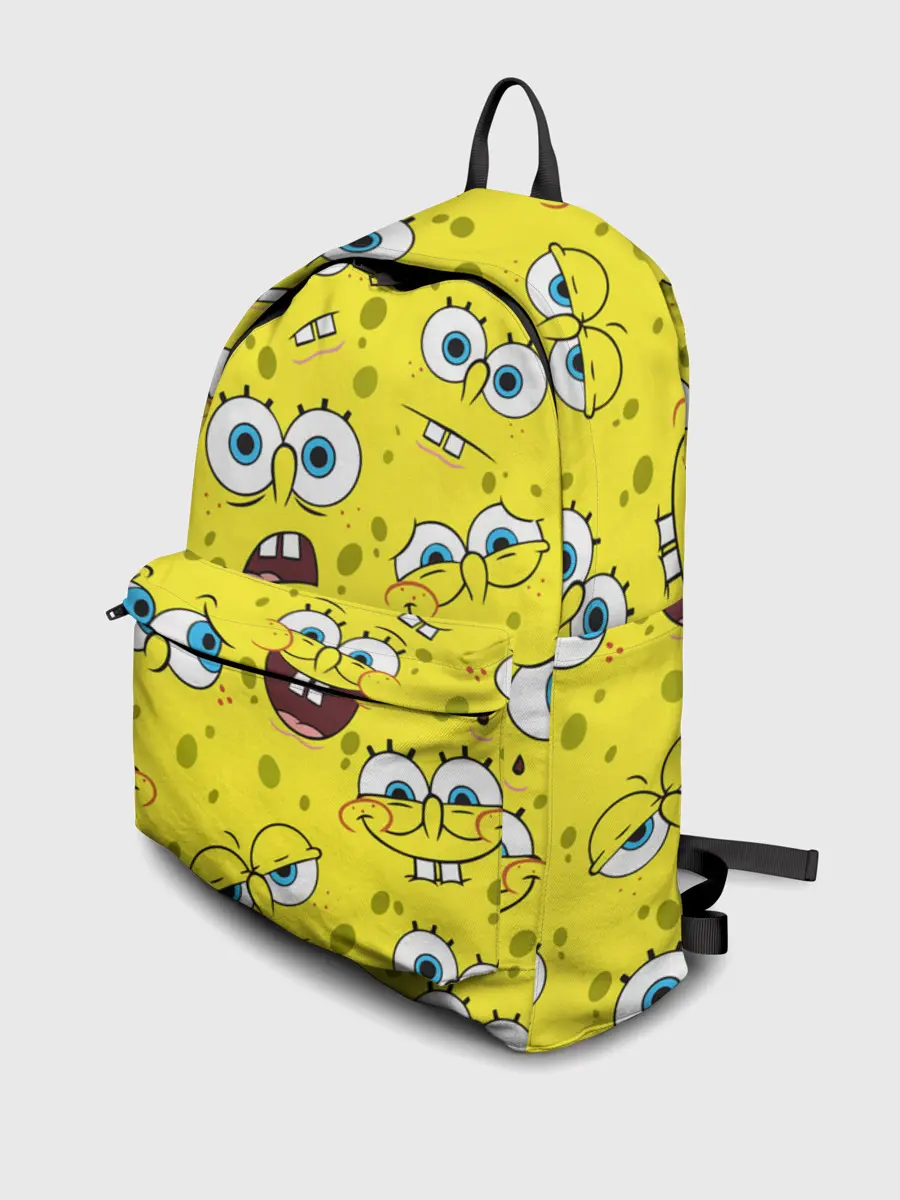 Рюкзак джинсовый / Губка Боб / SpongeBob pattern
