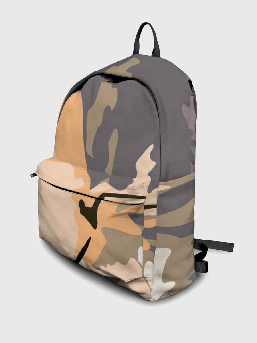 Рюкзак джинсовый / Камуфляжный кот