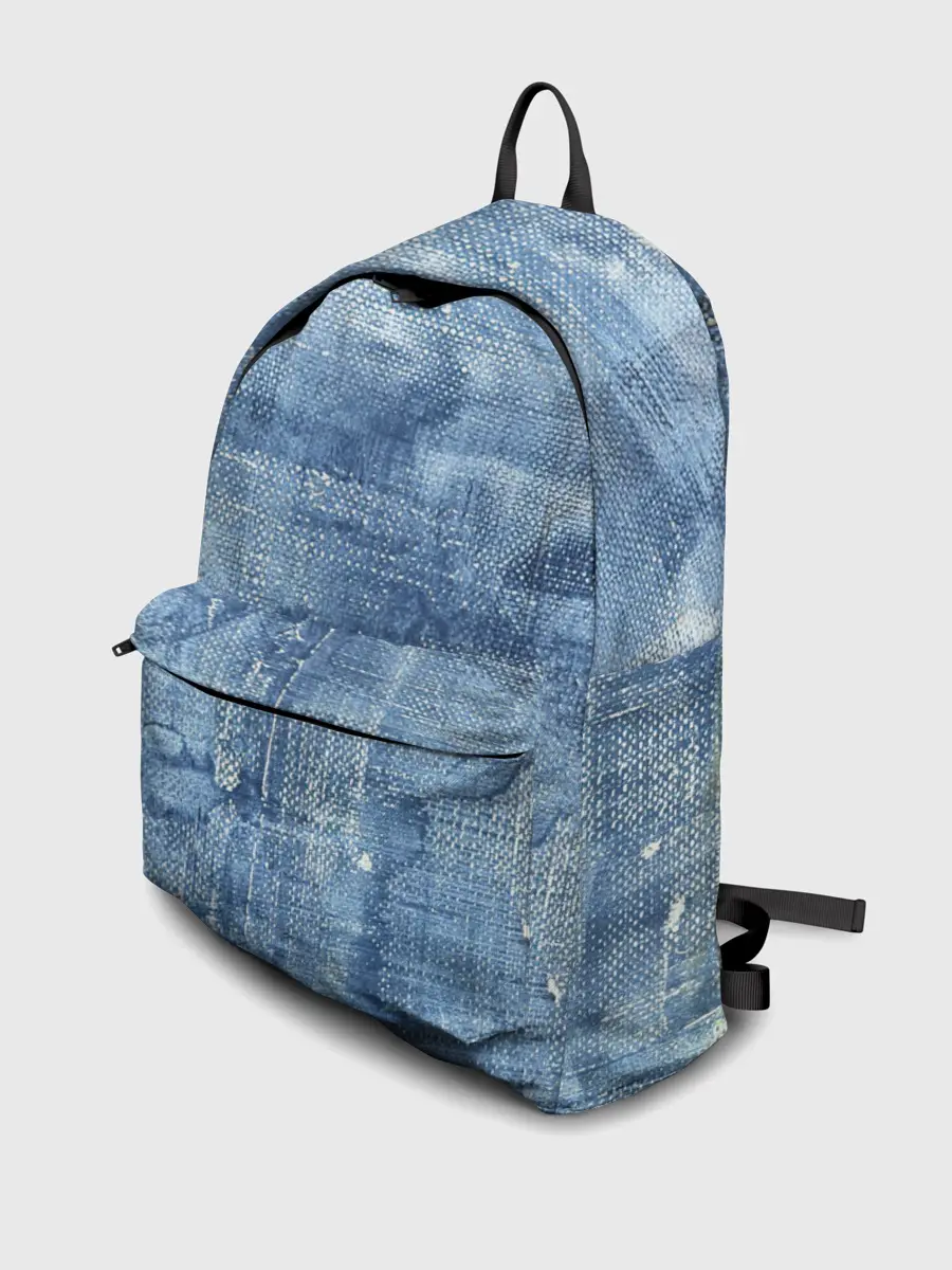 Рюкзак джинсовый / Джинсовые мазки