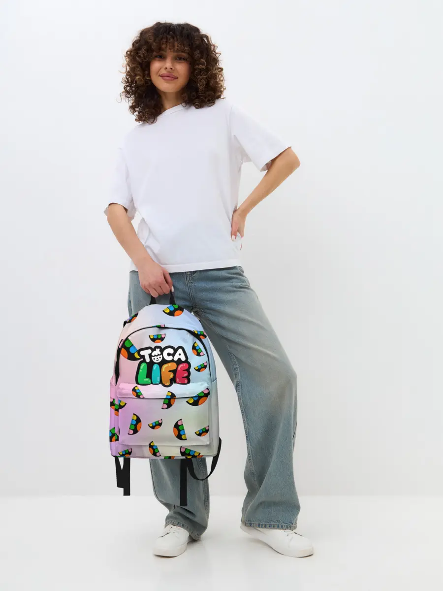 Рюкзак джинсовый / ТОКА БОКА ЛОГОТИП