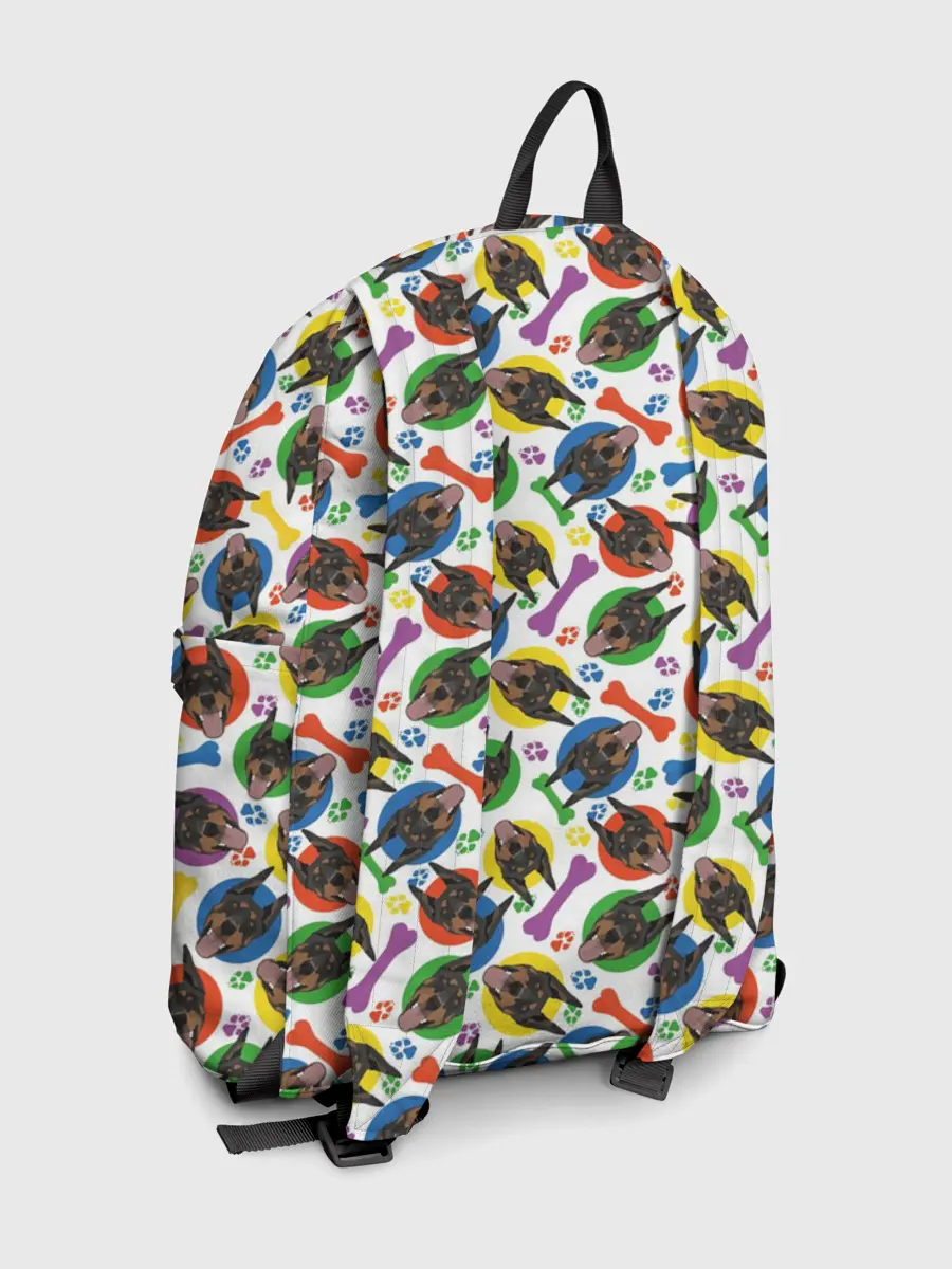 Рюкзак джинсовый / Доберман