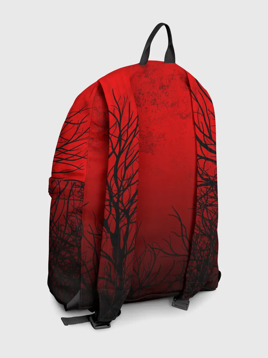 Рюкзак джинсовый / СИРЕНОГОЛОВЫЙ В ТЁМНОМ ЛЕСУ