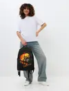 Рюкзак джинсовый / Helloween / череп тыква/ scull pumkin