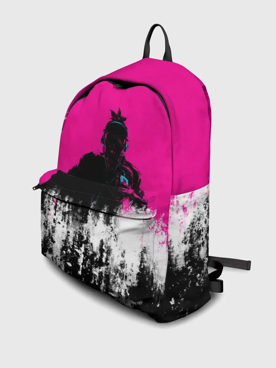 Рюкзак джинсовый / Катана Зеро Самурай | Katana Zero Anime