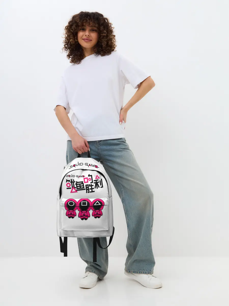 Рюкзак джинсовый / Squid game - killers