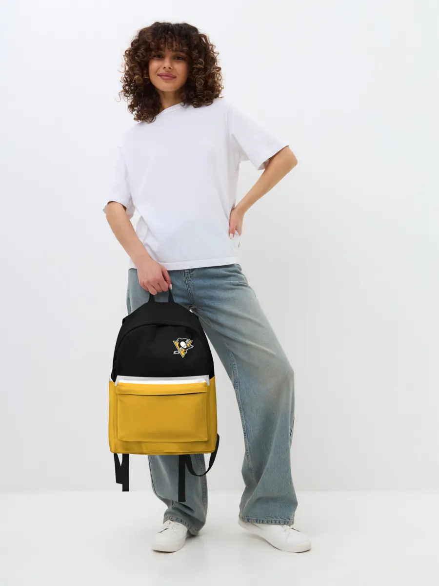 Рюкзак джинсовый / Питтсбург Пингвинз НХЛ