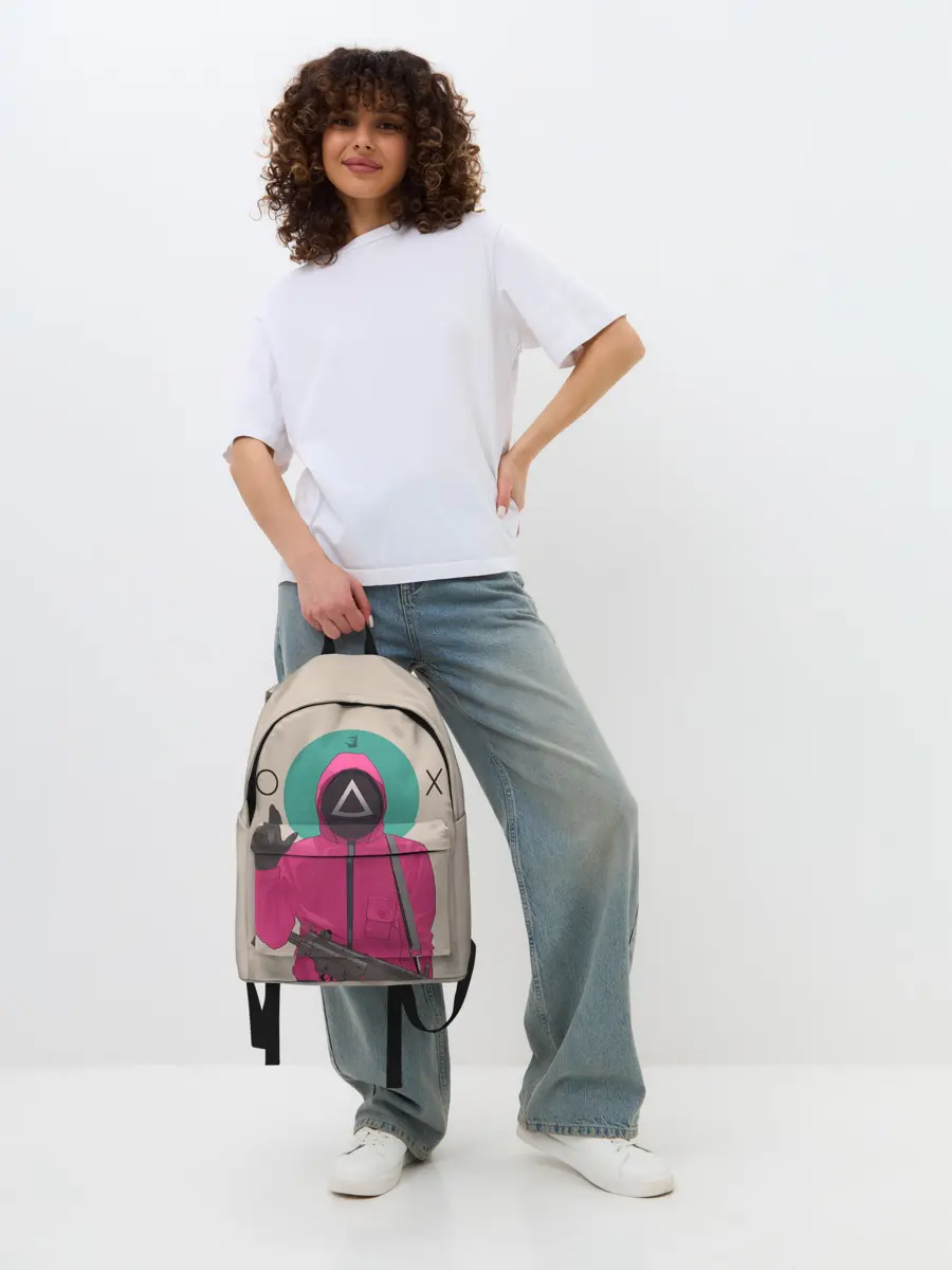 Рюкзак джинсовый / SquidRed