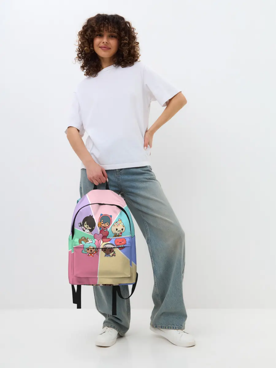 Рюкзак джинсовый / TOCA BOCA WORLD HEROES / ТОКА БОКА