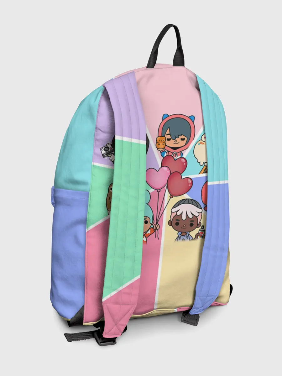 Рюкзак джинсовый / TOCA BOCA WORLD HEROES / ТОКА БОКА