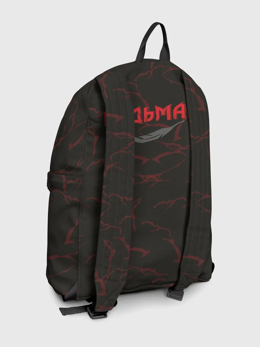 Рюкзак джинсовый / Кровь дракона и смелый Ведьмак