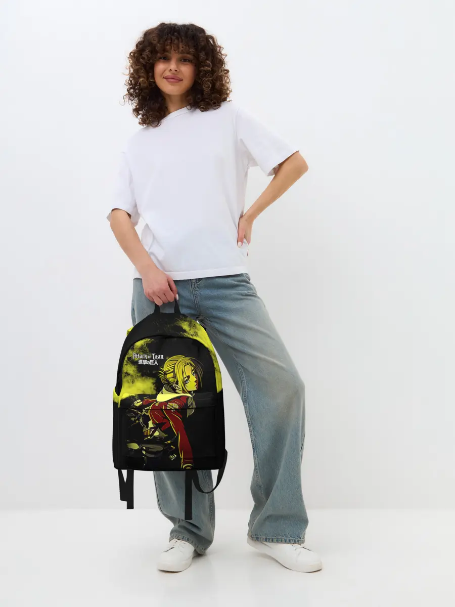 Рюкзак джинсовый / Энни Леонхарт | Атака на титанов
