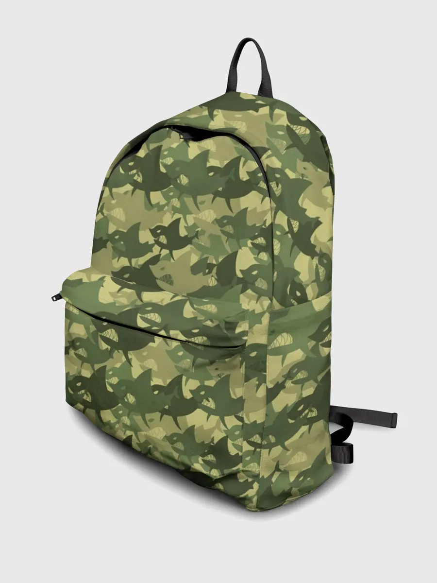 Рюкзак джинсовый / Акулы