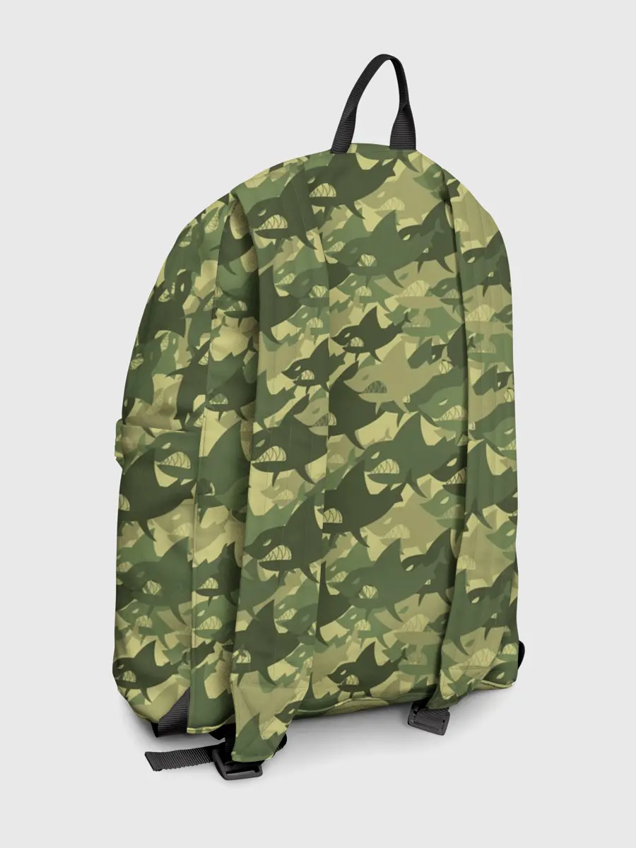 Рюкзак джинсовый / Акулы