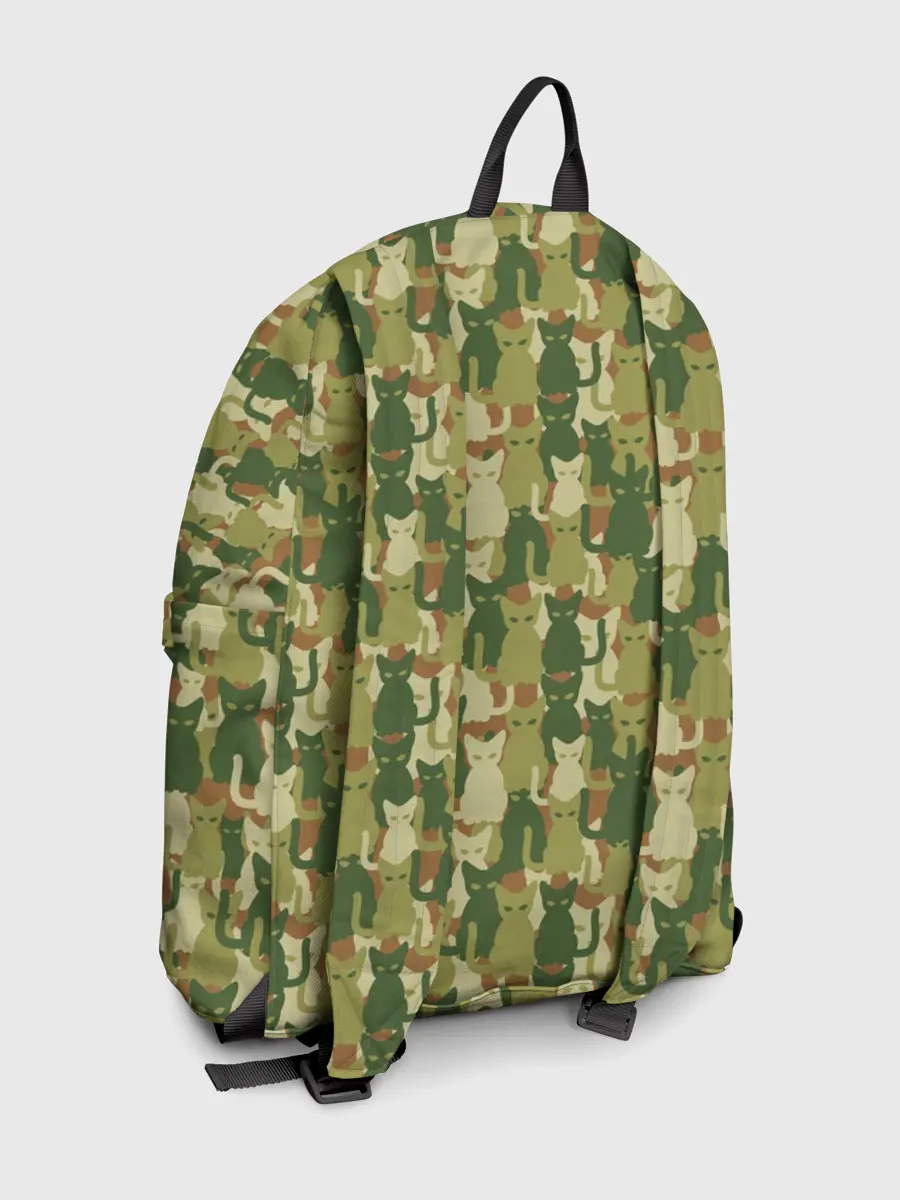 Рюкзак джинсовый / Кошки