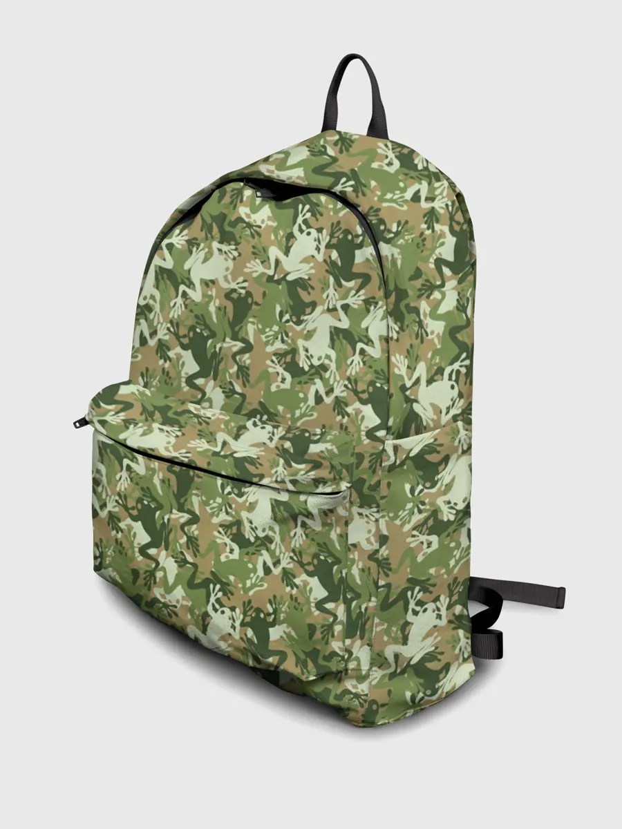 Рюкзак джинсовый / Лягушки