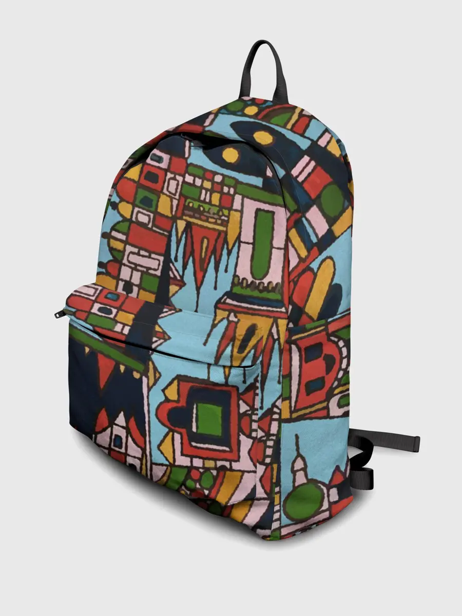 Рюкзак джинсовый / Рождество в Праге