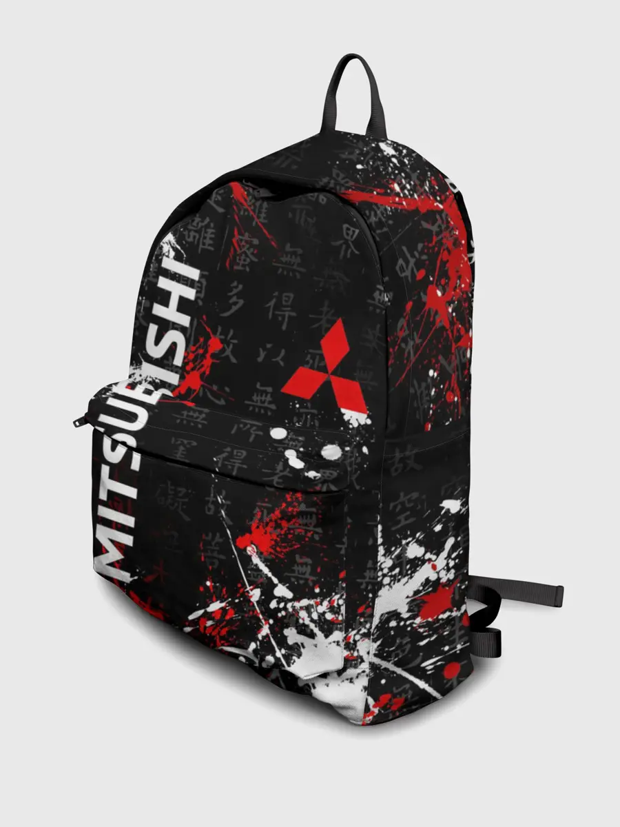 Рюкзак джинсовый / Японские символы | Митсубиси