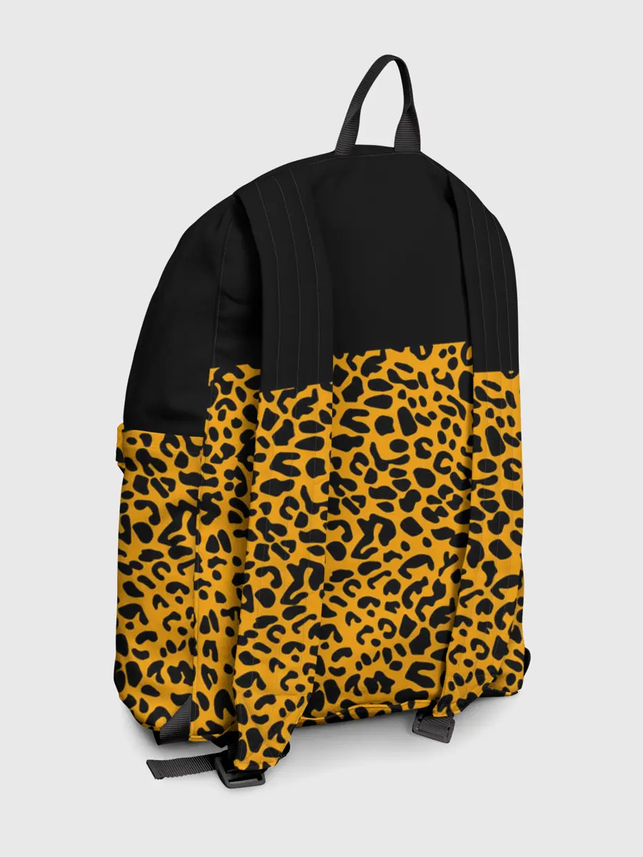 Рюкзак джинсовый / СТИЛЬ ЛЕОПАРДА