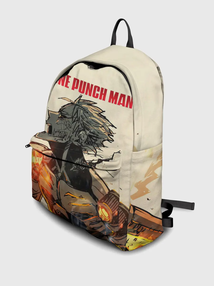 Рюкзак джинсовый / Разрушение Геноса One Punch-Man