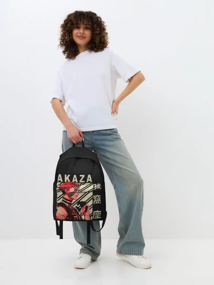 Рюкзак джинсовый / Клинок демонов Akaza