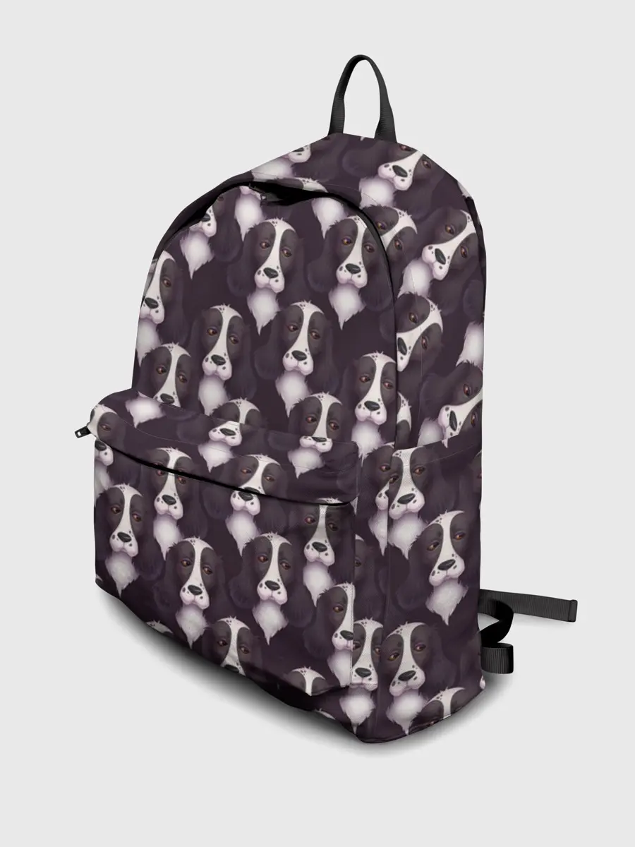 Рюкзак джинсовый / Спаниель