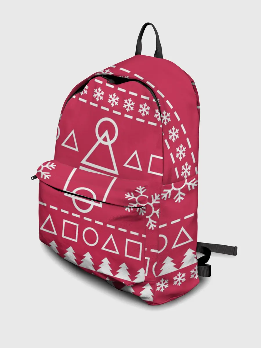 Рюкзак джинсовый / Новогодний Ojingeo geim.