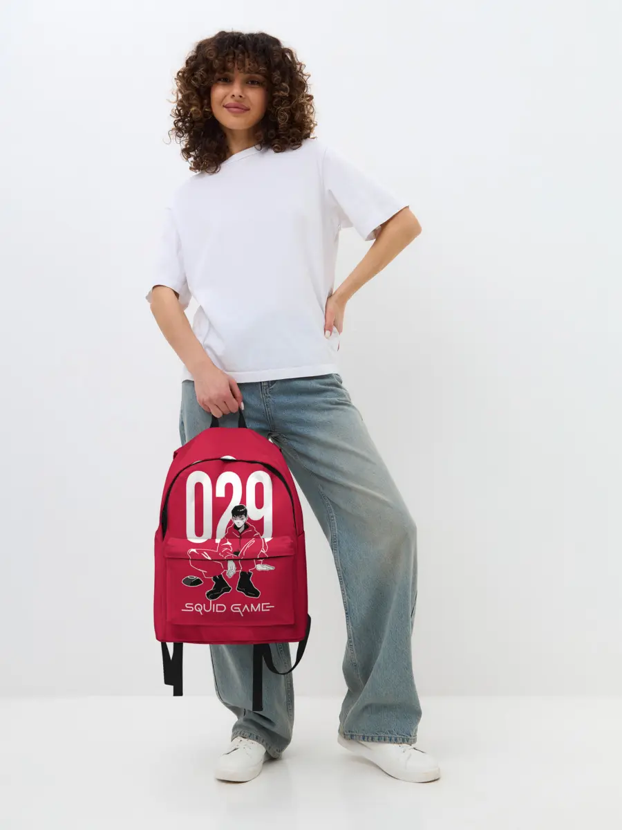 Рюкзак джинсовый / Squid game: guard 029/policeman