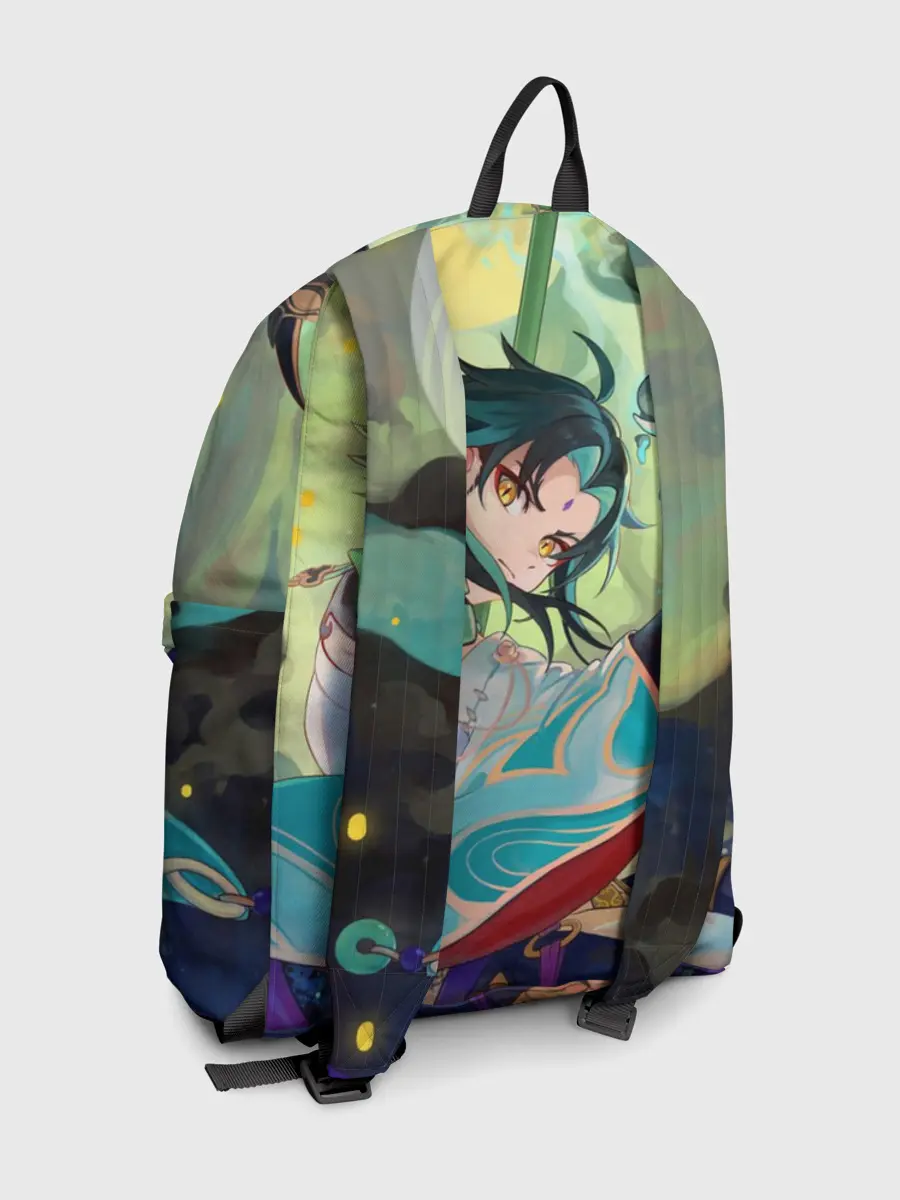 Рюкзак джинсовый / Xiao | Сяо | Genshin Impact