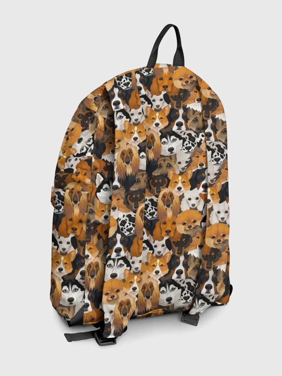 Рюкзак джинсовый / Разные Собаки