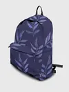 Рюкзак джинсовый / Листья на темно синем фоне