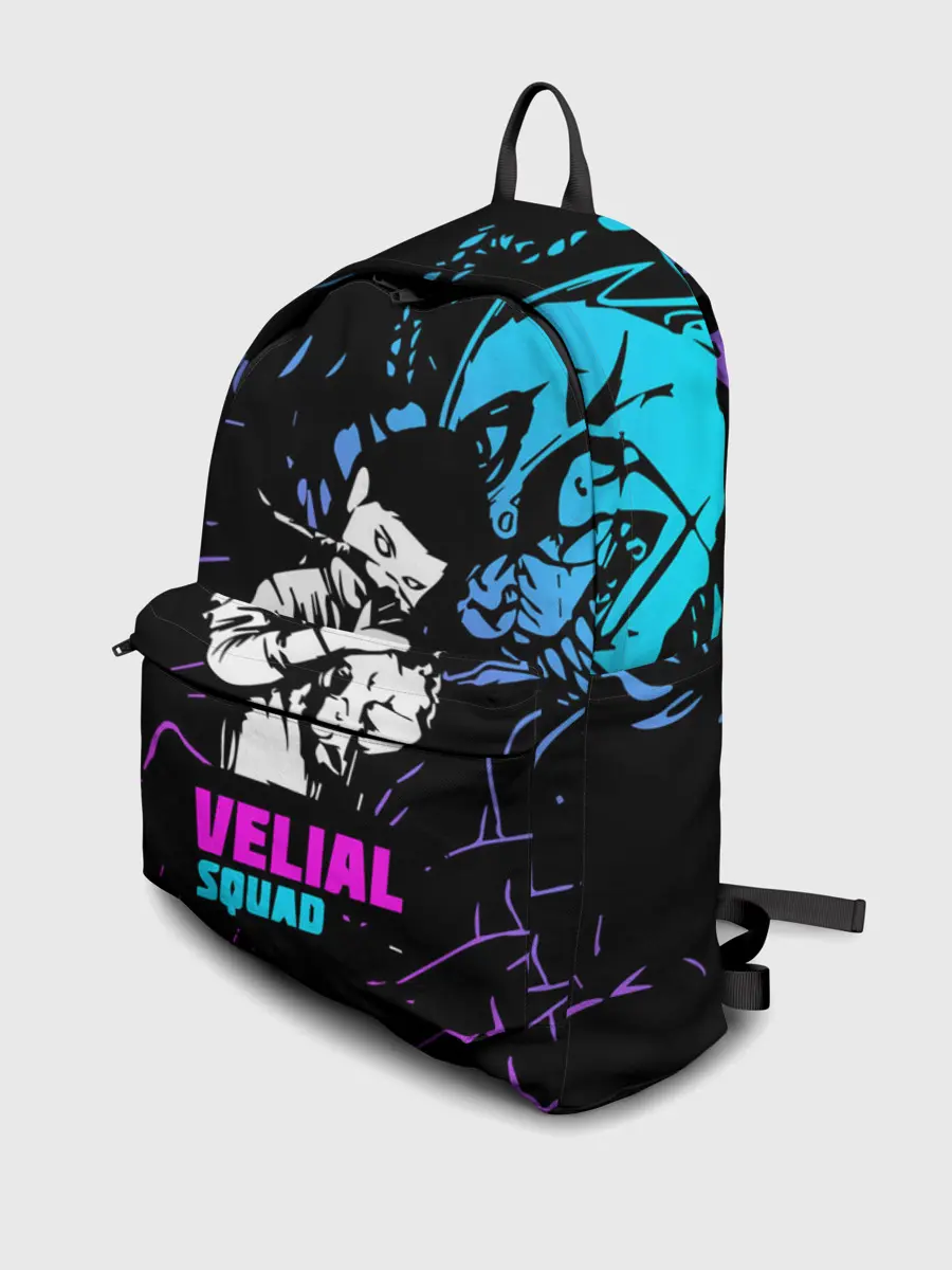 Рюкзак джинсовый / Velial Squad neon