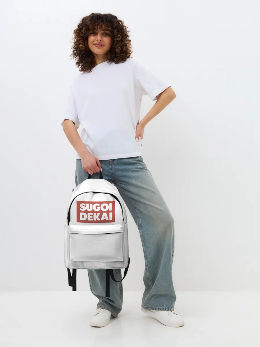 Рюкзак джинсовый / SUGOI DEKAI | UZAKI
