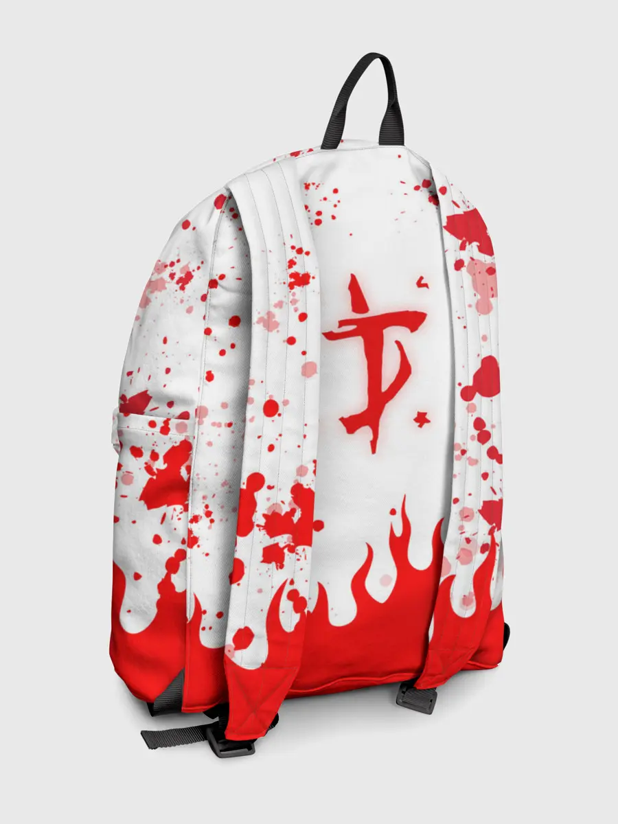 Рюкзак джинсовый / Doomguy vs Cyberdemon