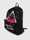 Рюкзак джинсовый / Squid game: guard with M-16